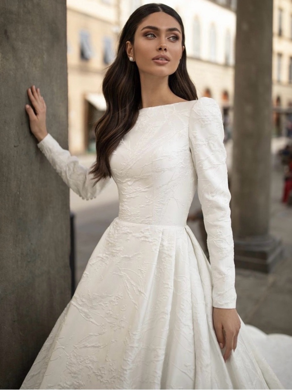Milla Nova Jordan Wedding Dress Gown L’Fay Bridal NYC Size 0-2 *See Measurements